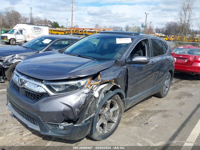 2019 Honda Cr-V Ex VIN: 2HKRW1H5XKH516058 Lot: 38895467