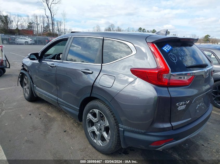 2019 Honda Cr-V Ex VIN: 2HKRW1H5XKH516058 Lot: 38895467