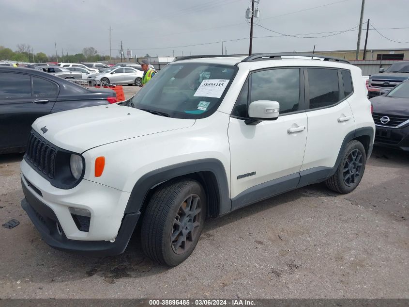 2020 Jeep Renegade Altitude Fwd VIN: ZACNJABB0LPL41742 Lot: 38895485