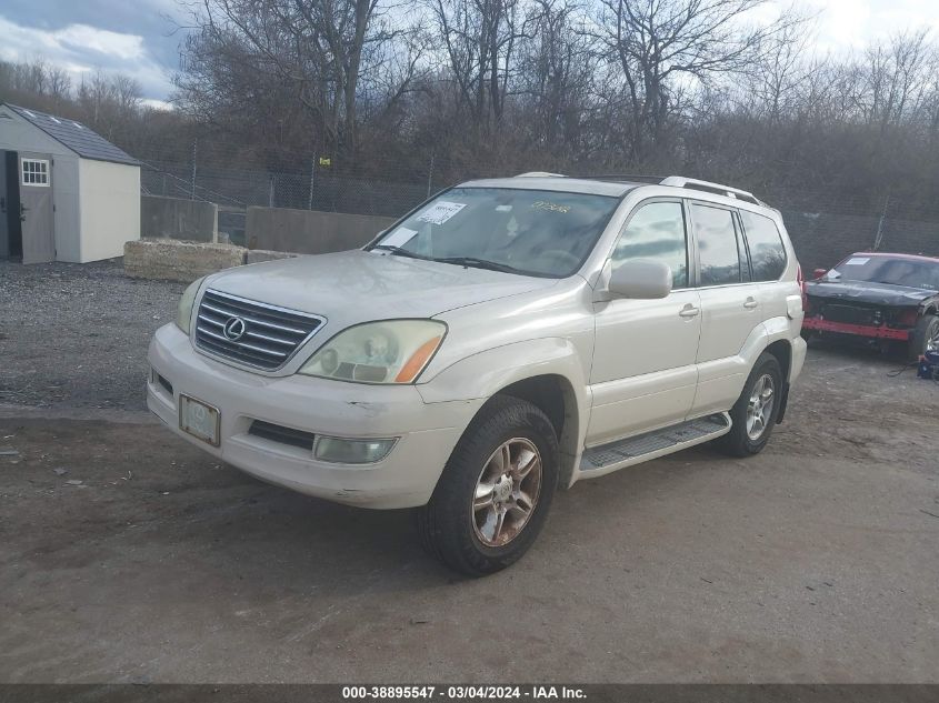 2003 Lexus Gx 470 VIN: JTJBT20X630003642 Lot: 38895547