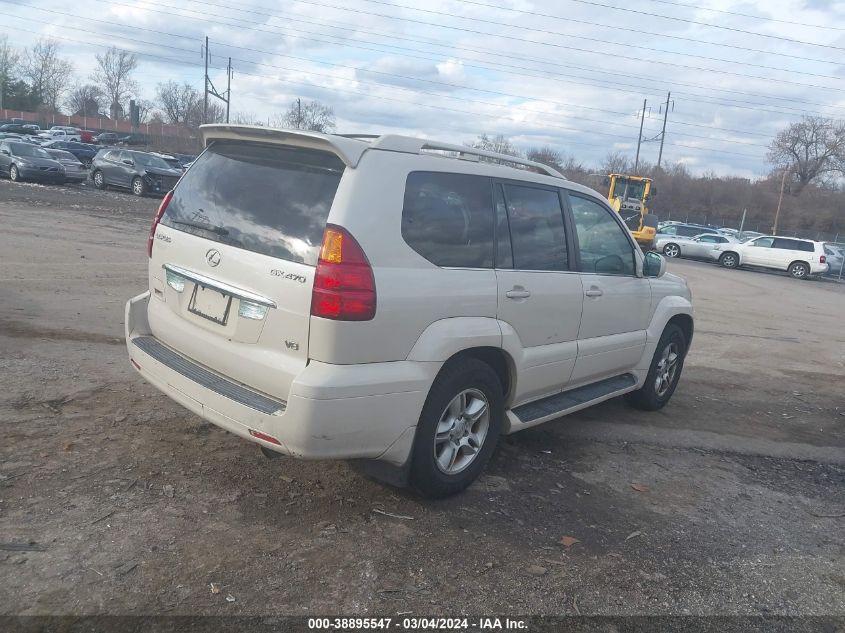 2003 Lexus Gx 470 VIN: JTJBT20X630003642 Lot: 38895547