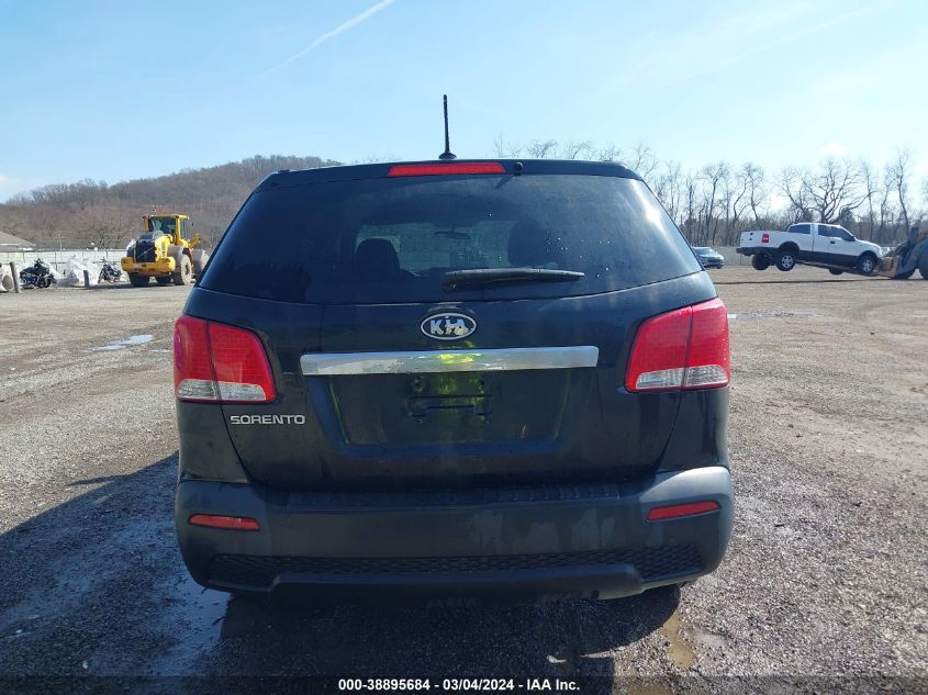 2012 Kia Sorento Lx VIN: 5XYKT3A10CG262284 Lot: 38895684