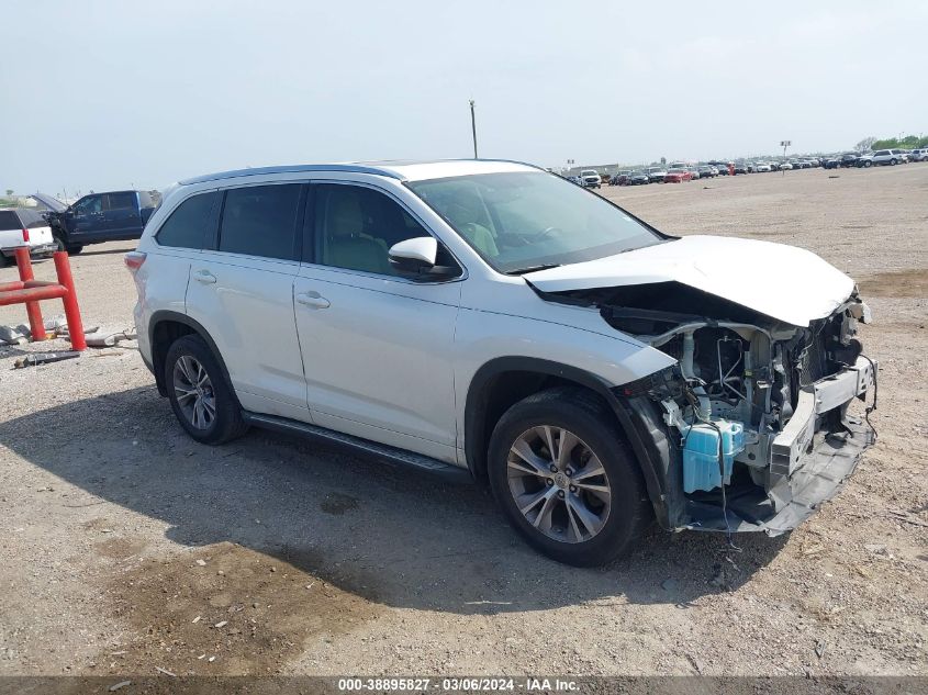 2015 TOYOTA HIGHLANDER XLE V6 - 5TDKKRFH8FS084868