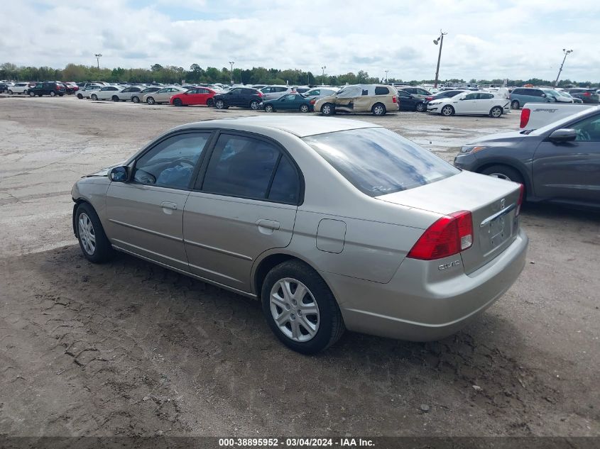 2003 Honda Civic Ex VIN: 1HGES26753L032916 Lot: 38895952