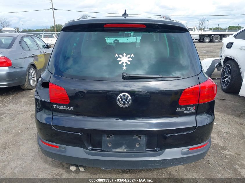 2012 Volkswagen Tiguan Se VIN: WVGBV7AX6CW539802 Lot: 38895987