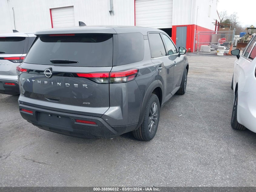 VIN 5N1DR3AC4RC252018 2024 NISSAN PATHFINDER S 4WD