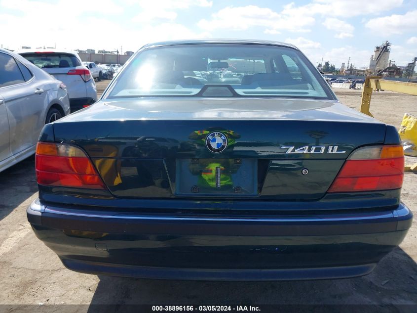 1998 BMW 740Il VIN: WBAGJ8324WDM24867 Lot: 38896156