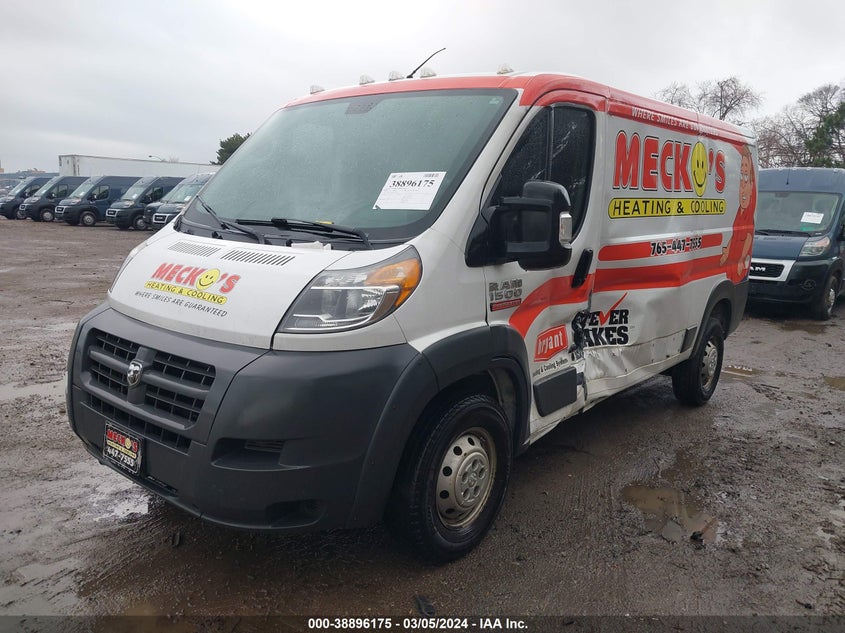 2017 RAM PROMASTER 1500 LOW ROOF 136 WB - 3C6TRVAG7HE547661