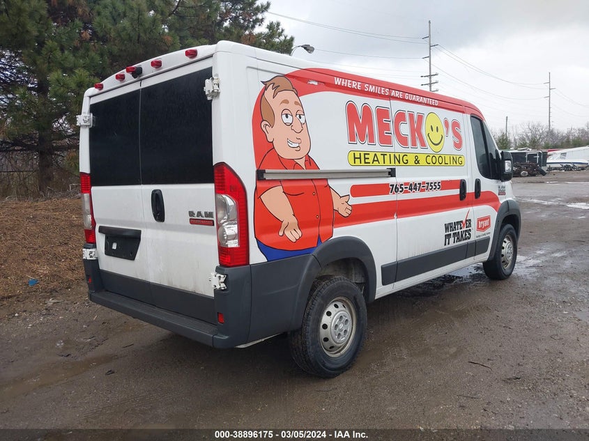 2017 RAM PROMASTER 1500 LOW ROOF 136 WB - 3C6TRVAG7HE547661