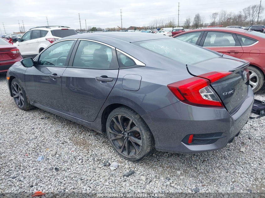 VIN 2HGFC2F8XLH561673 2020 HONDA CIVIC SPORT