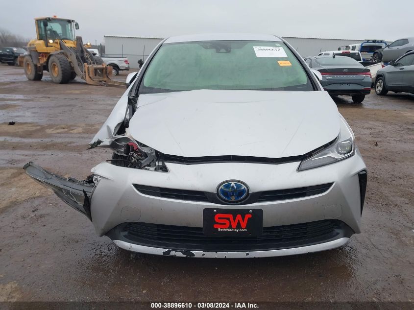 2019 Toyota Prius L Eco VIN: JTDKARFU3K3081100 Lot: 38896610