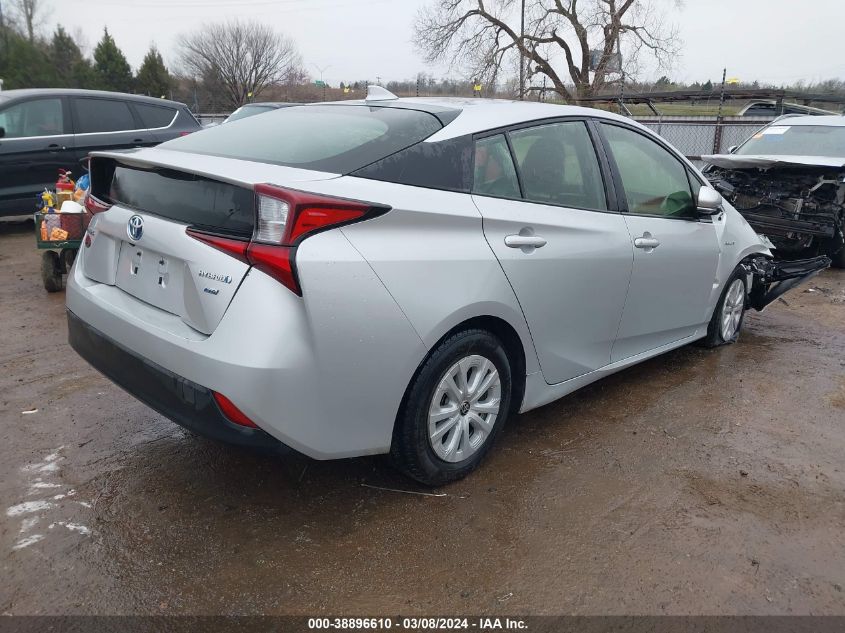 2019 Toyota Prius L Eco VIN: JTDKARFU3K3081100 Lot: 38896610