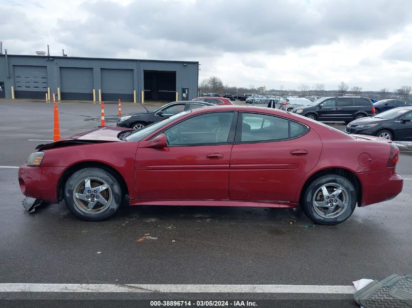 2004 Pontiac Grand Prix Gt2 VIN: 2G2WS522341128893 Lot: 38896714