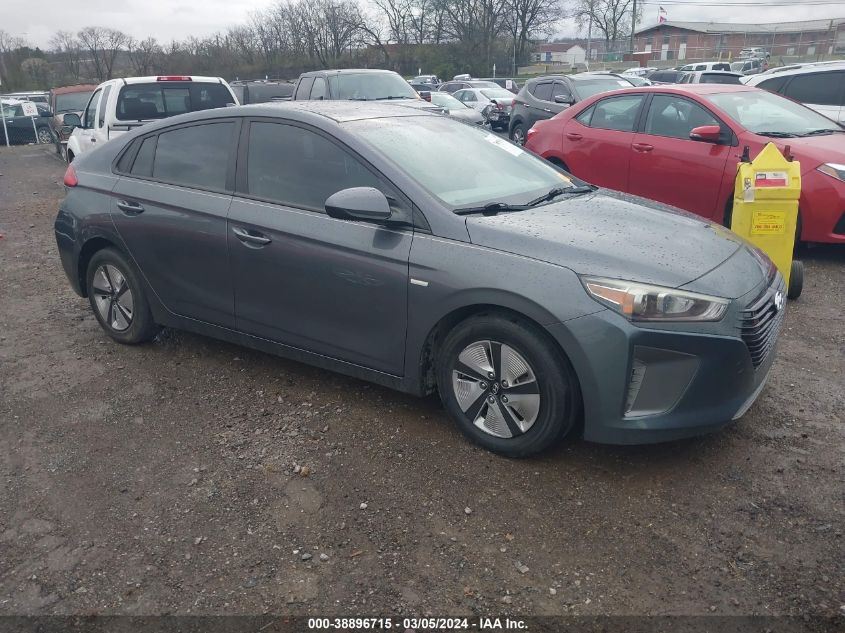 2017 Hyundai Ioniq Hybrid Blue VIN: KMHC65LC4HU024011 Lot: 38896715