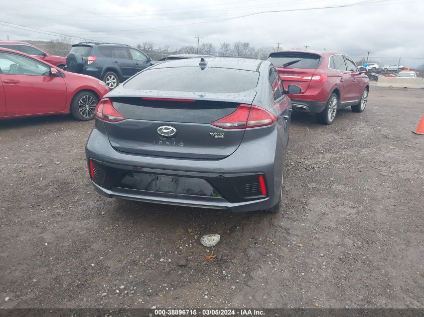 2017 Hyundai Ioniq Hybrid Blue VIN: KMHC65LC4HU024011 Lot: 38896715