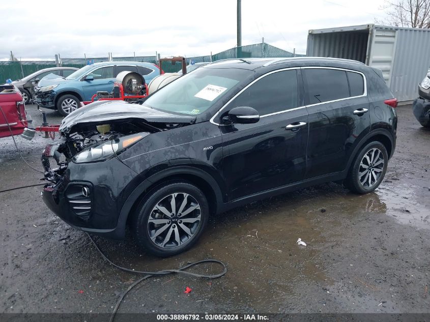 2018 Kia Sportage Ex VIN: KNDPNCAC6J7432823 Lot: 38896792