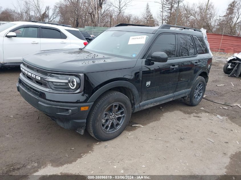 2023 Ford Bronco Sport Big Bend VIN: 3FMCR9B64PRD66302 Lot: 38896819