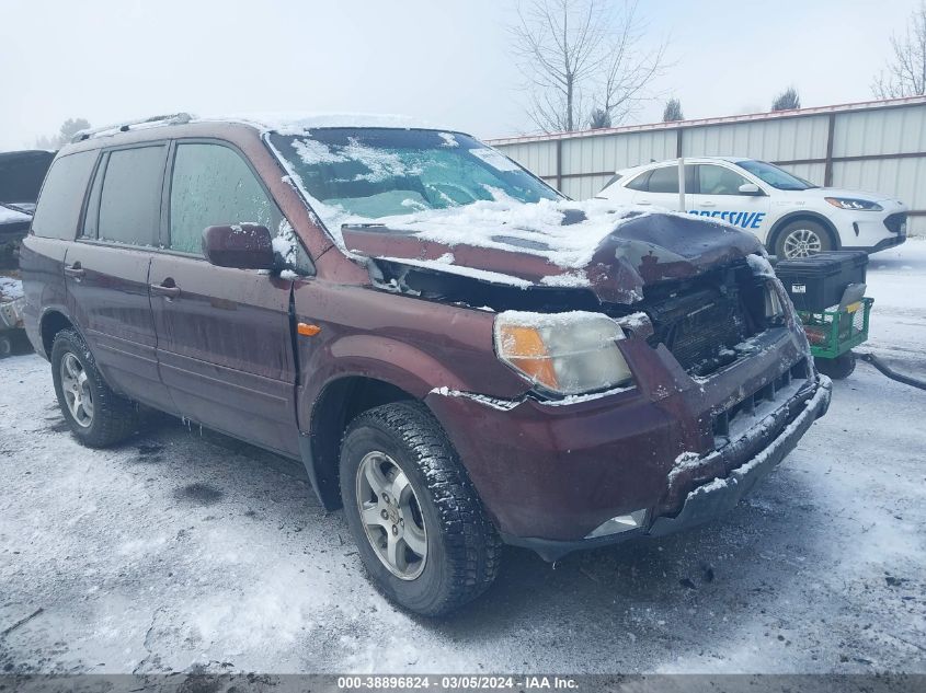 2007 Honda Pilot Ex VIN: 2HKYF18447H531004 Lot: 38896824