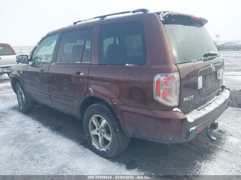 2007 Honda Pilot Ex VIN: 2HKYF18447H531004 Lot: 38896824