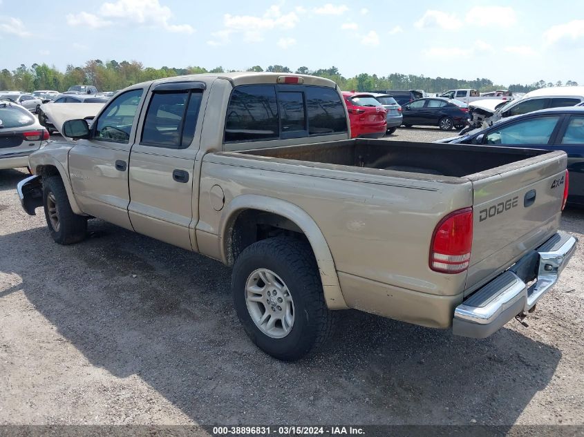 2002 Dodge Dakota Slt VIN: 1B7HG48N32S645920 Lot: 38896831