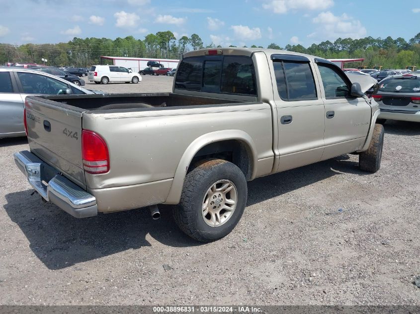 2002 Dodge Dakota Slt VIN: 1B7HG48N32S645920 Lot: 38896831