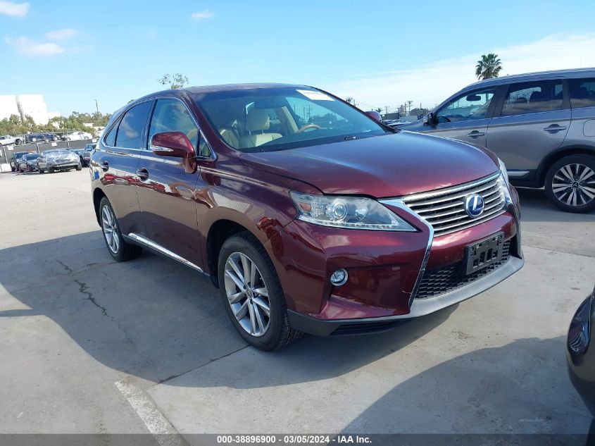 2015 Lexus Rx 450H VIN: 2T2ZB1BA2FC004347 Lot: 38896900