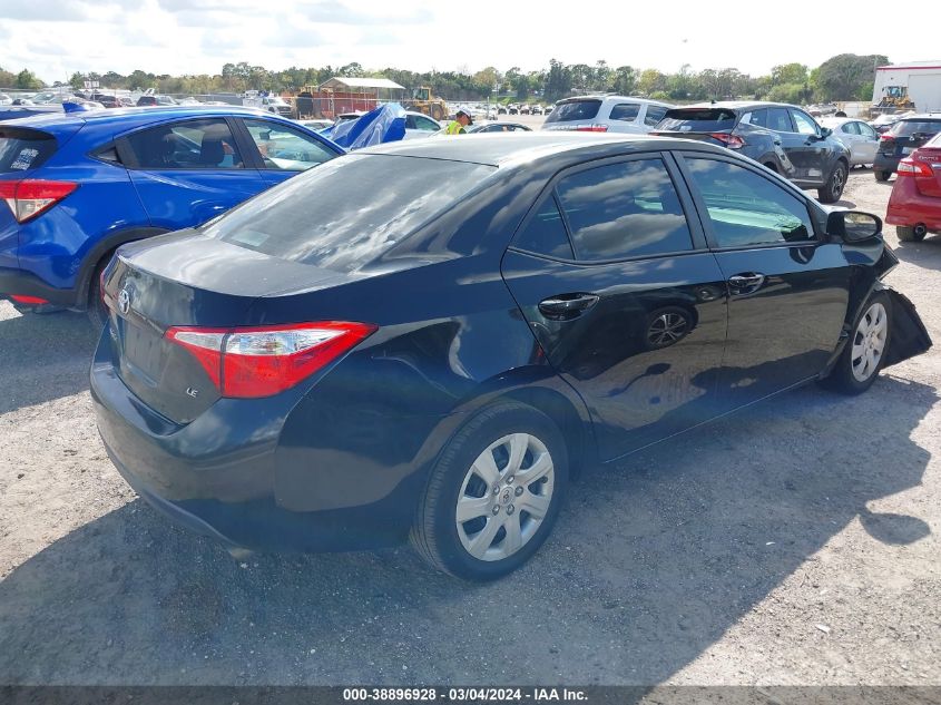 2016 Toyota Corolla Le VIN: 2T1BURHE1GC610927 Lot: 38896928