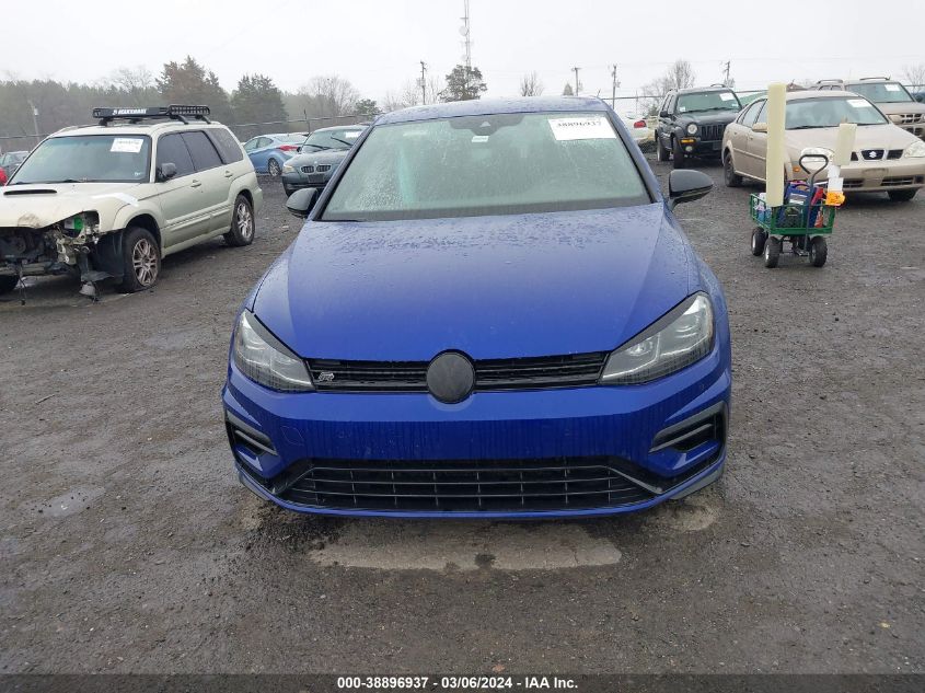 2019 Volkswagen Golf R 2.0T W/Dcc Navigation VIN: WVWWA7AUXKW181786 Lot: 38896937