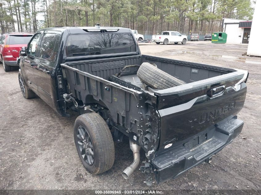 2022 Toyota Tundra Crewmax Platinum VIN: 5TFNA5EC2NX004505 Lot: 50304354