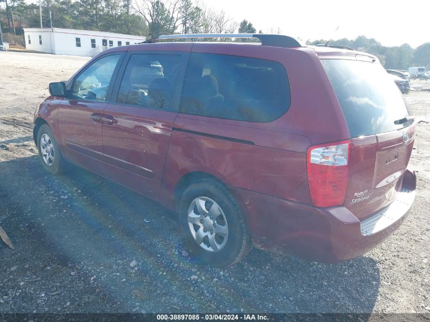 2009 Kia Sedona Lx VIN: KNDMB233696309978 Lot: 38897085