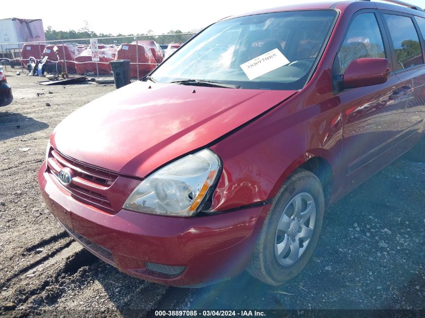 2009 Kia Sedona Lx VIN: KNDMB233696309978 Lot: 38897085