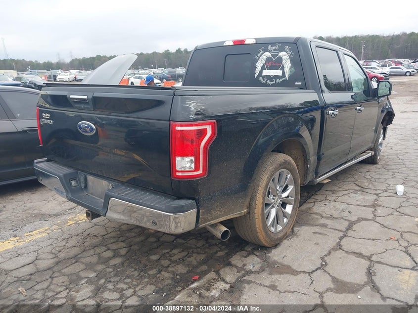 VIN 1FTEW1CP4HFB61558 2017 FORD F-150 XLT