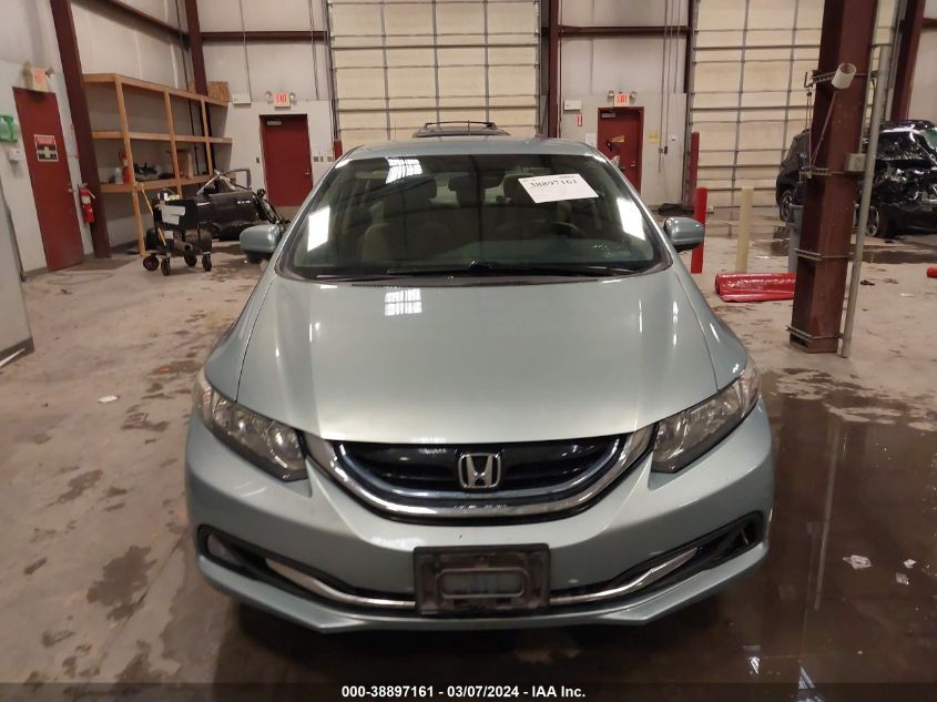 2014 Honda Civic Hybrid VIN: 19XFB4F24EE001770 Lot: 38897161