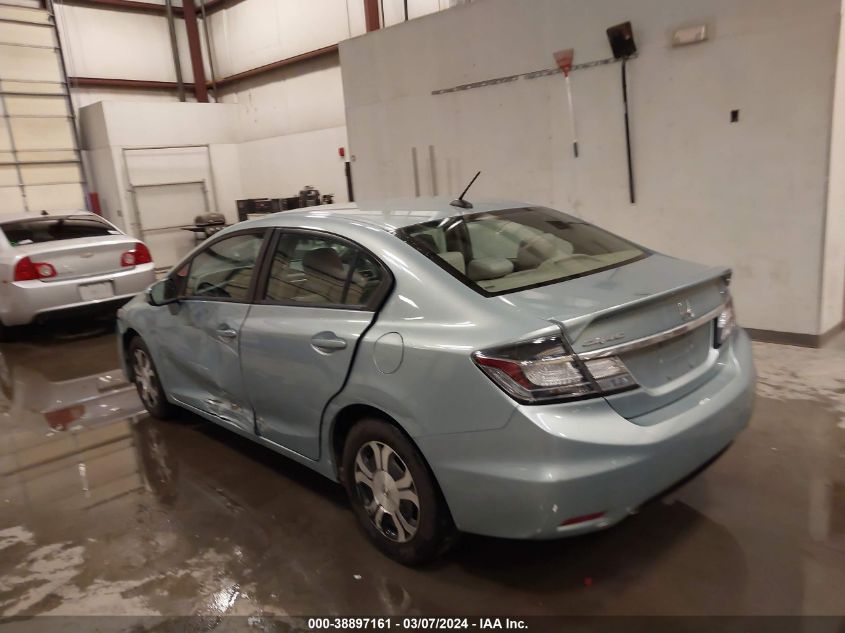 2014 Honda Civic Hybrid VIN: 19XFB4F24EE001770 Lot: 38897161