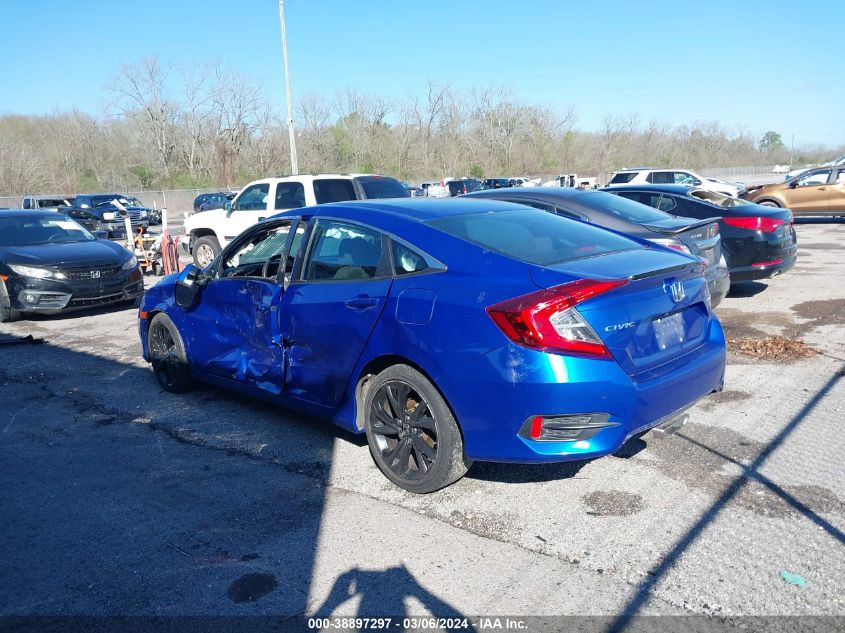 2019 Honda Civic Sport VIN: 19XFC2F84KE022216 Lot: 38897297