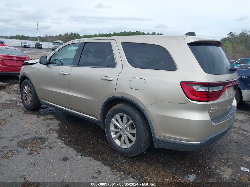 2014 Dodge Durango Sxt VIN: 1C4RDHAG1EC317829 Lot: 38897361