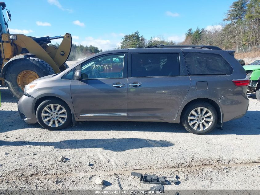 2015 Toyota Sienna Xle Premium 7 Passenger VIN: 5TDDK3DC1FS102771 Lot: 38897427