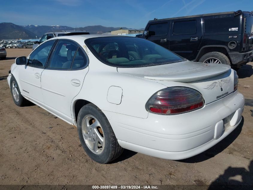 1999 Pontiac Grand Prix Se VIN: 1G2WJ52K8XF202261 Lot: 38897489