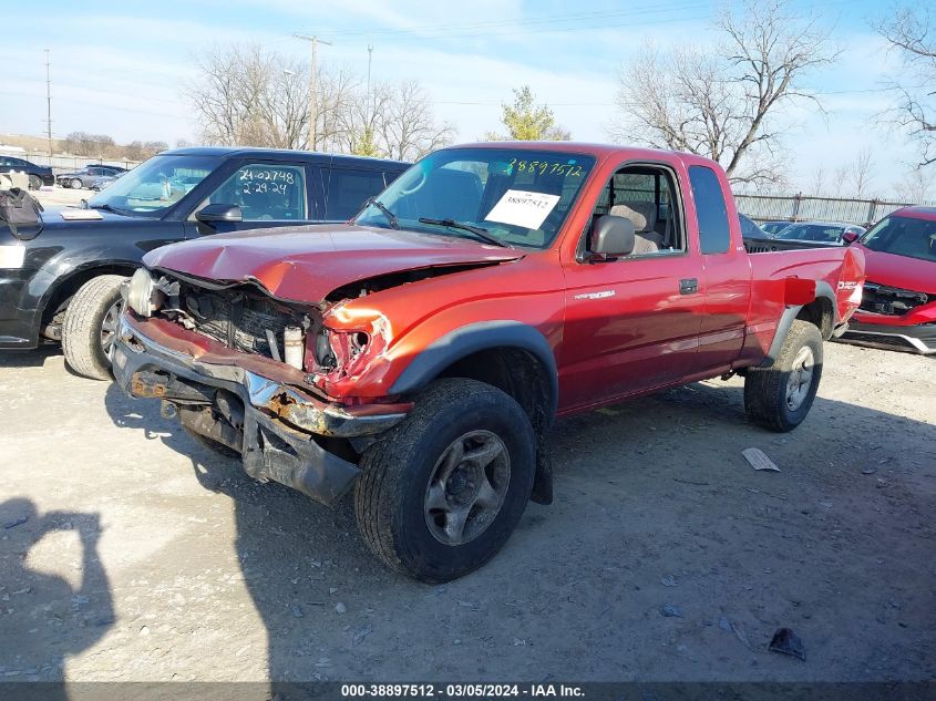 2001 Toyota Tacoma Base V6 VIN: 5TEWN72N21Z781585 Lot: 38897512