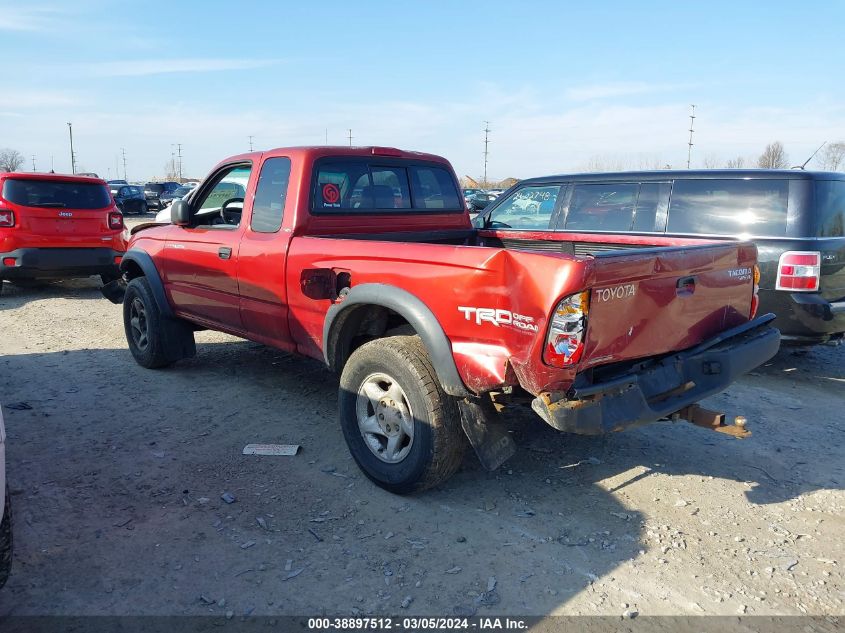 2001 Toyota Tacoma Base V6 VIN: 5TEWN72N21Z781585 Lot: 38897512