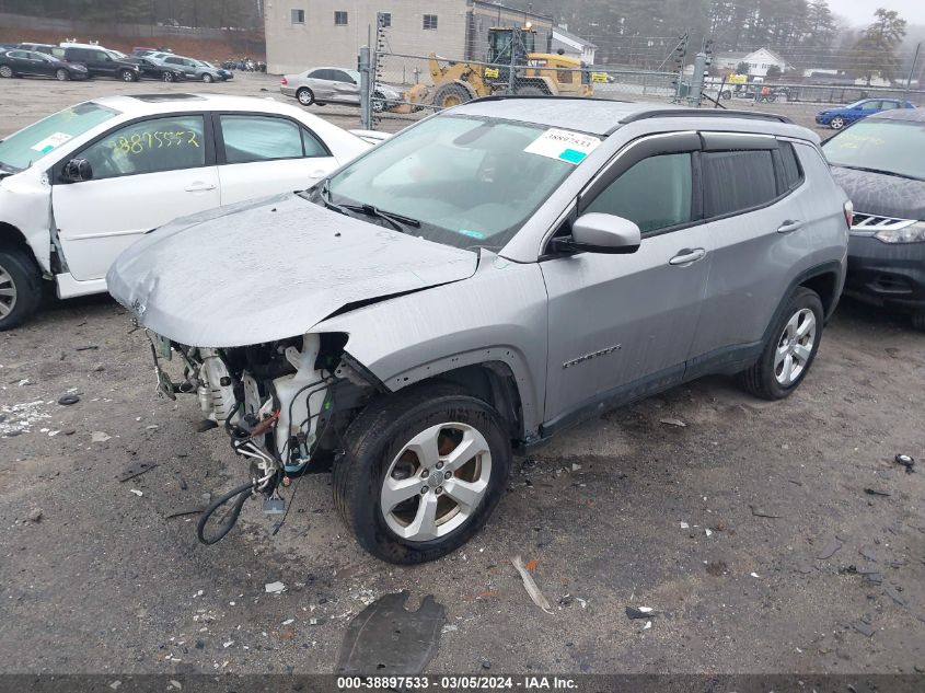 2018 Jeep Compass Latitude 4X4 VIN: 3C4NJDBBXJT482912 Lot: 38897533