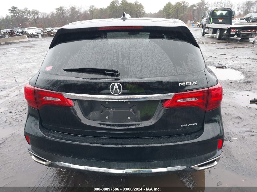 2017 Acura Mdx VIN: 5FRYD4H33HB012782 Lot: 38897586