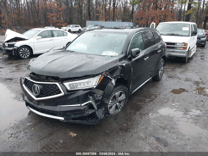 2017 Acura Mdx VIN: 5FRYD4H33HB012782 Lot: 38897586