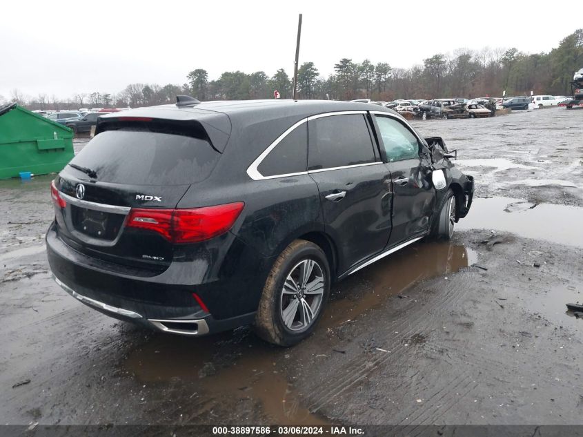 2017 Acura Mdx VIN: 5FRYD4H33HB012782 Lot: 38897586