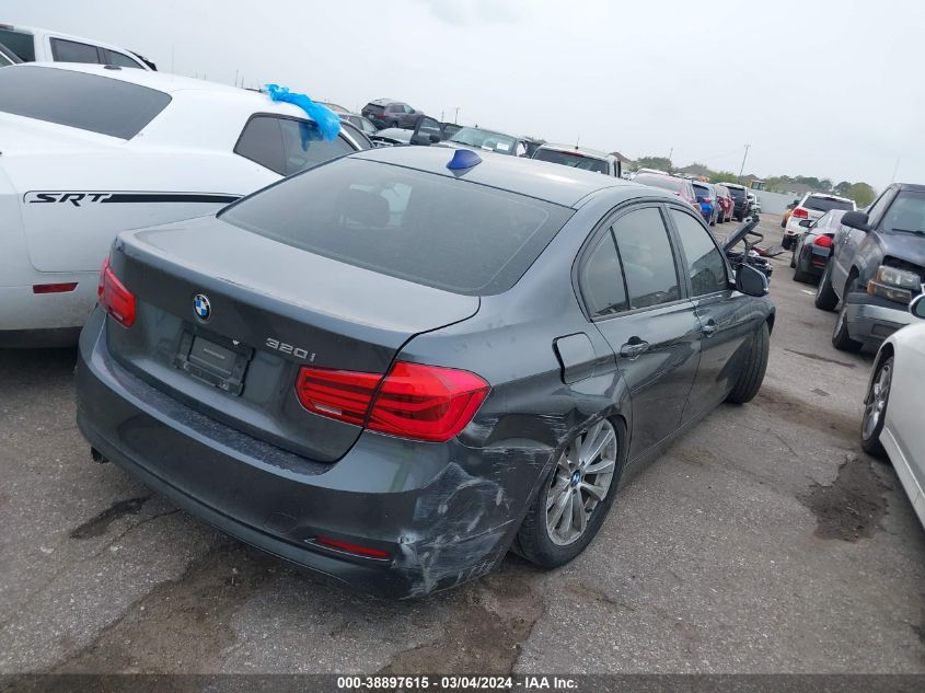 2018 BMW 320I VIN: WBA8E1G55JNU91632 Lot: 38897615