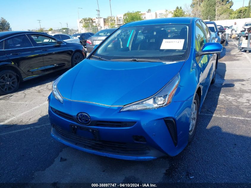 2022 Toyota Prius Le VIN: JTDKAMFU0N3157329 Lot: 38897747