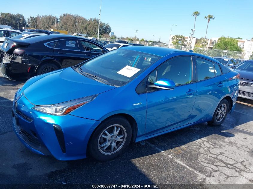 2022 Toyota Prius Le VIN: JTDKAMFU0N3157329 Lot: 38897747