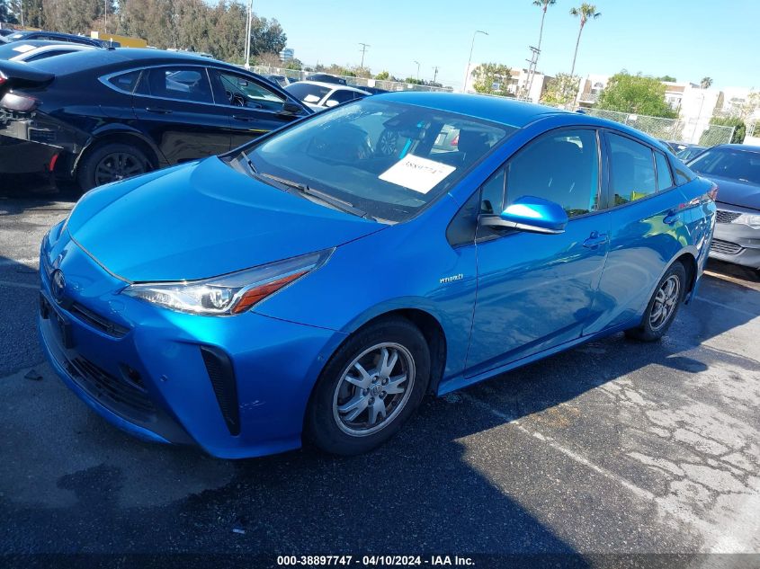 2022 Toyota Prius Le VIN: JTDKAMFU0N3157329 Lot: 38897747