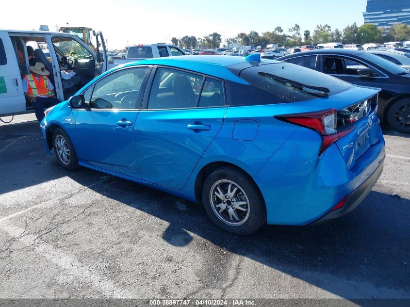 2022 Toyota Prius Le VIN: JTDKAMFU0N3157329 Lot: 38897747