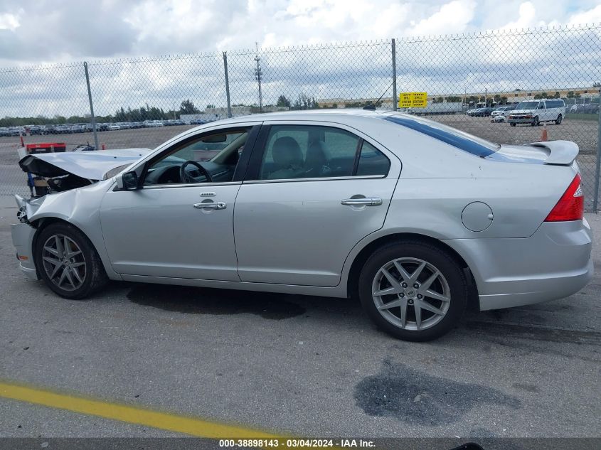 2012 Ford Fusion Sel VIN: 3FAHP0JA3CR444036 Lot: 38898143